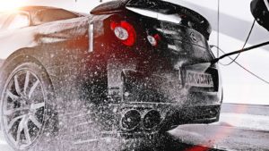 Car detailing nissana gtr kosmetykami samochodowymi 4nano