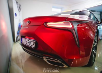 Lexus lc zabezpieczony powłokami ceramicznymi 4nano w lublinie