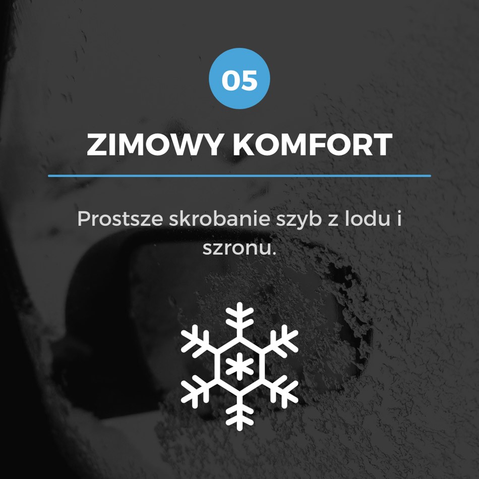 Zaleta niewidzialnej wycieraczki - zimowy komfort