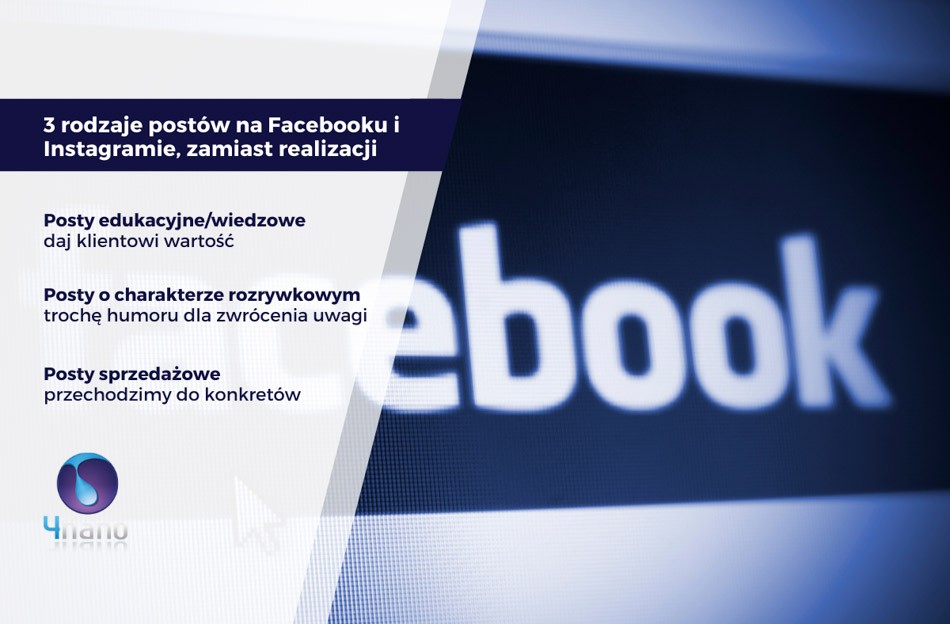 3 rodzaje postów na Facebooku i Instagramie, którymi warto zastąpić… realizacje